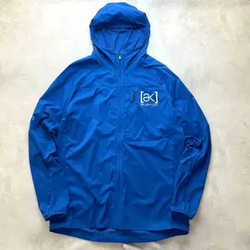 레어 새상품급 ak BURTON 나일론 자켓 연중무휴 로고 블루 XL