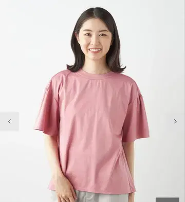 엘리먼트 오브 심플 라이프 여성용 반팔 티셔츠 핑크