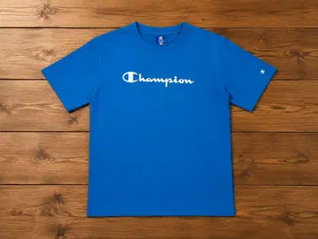 20개 한정판 [ Champion ] 챔피온 T셔츠 스카이블루 x 화이트 L 사이즈