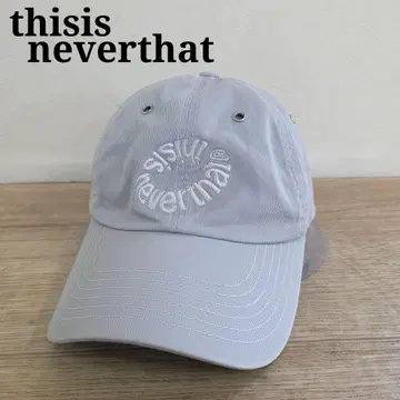 thisisneverthat 모자 캡 그레이 자수 로고