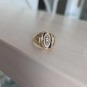 JOETEN 10K 골드 칼리지 링