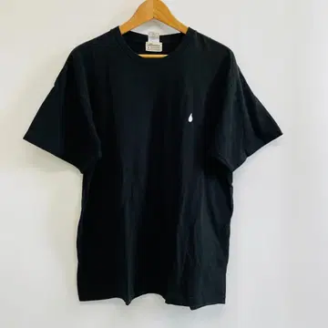 백 프린트 반팔 티셔츠 블랙 XL 사이즈