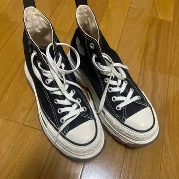 컨버스 블랙 TREKWAVE 하이 통굽