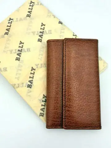 BALLY 키케이스 브라운 6연