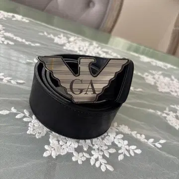 EMPORIO ARMANI 가죽 벨트 이탈리아제