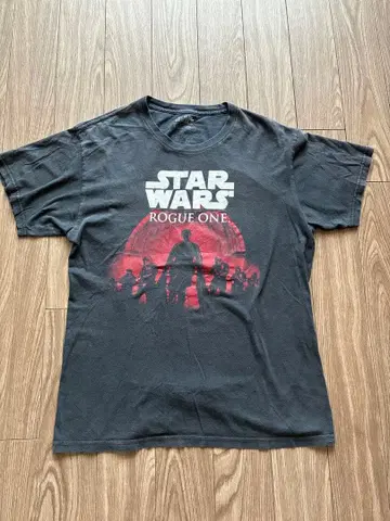 STAR WARS 로그 원 티셔츠 블랙 사이즈 M