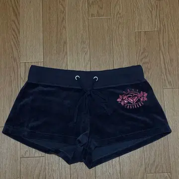 ROXY 벨로아 숏팬츠 네이비