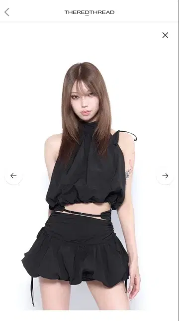 theredthread S strap balloon blouse