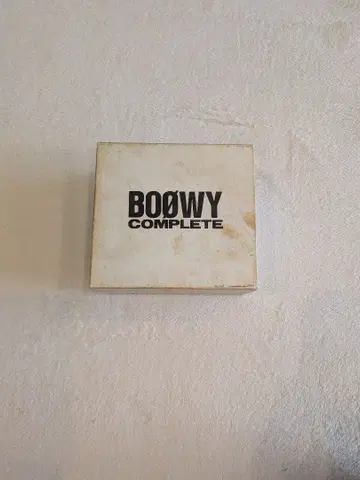 BOOWY COMPLETE CD 박스