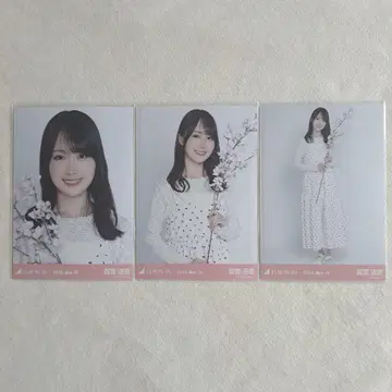 카키 하루카 벚꽃 컬러 코디 브로마이드