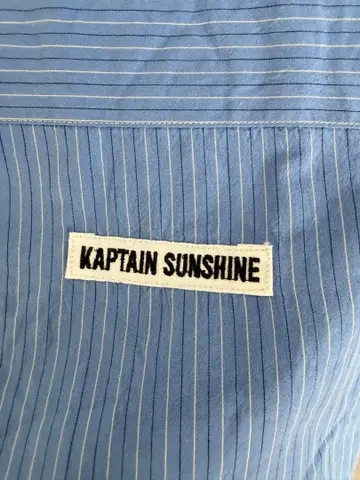 KAPTAIN SUNSHINE 자켓/36/코튼/BLU/스트라이프