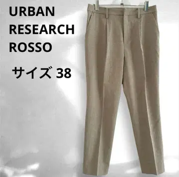 ROSSO 드라이 터치 테이퍼드 팬츠 하의 베이지 모카 M 린넨 혼방