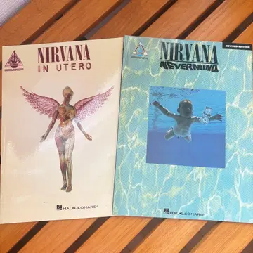 닐바나 기타 악보 2권 [ IN UTERO ] [ Nevermind ]