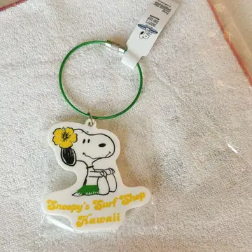 긴자 미츠코시 스누피전 스누피 서프샵 키링