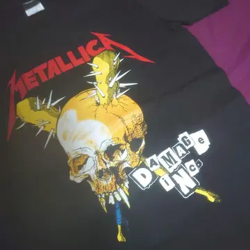 [ 레어 미사용 새상품 ] METALICA 메탈리카 밴드T셔츠 블랙M사이즈