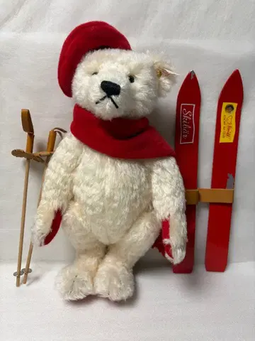 Steiff 슈타이프 테디베어 스위스 스키 모티브