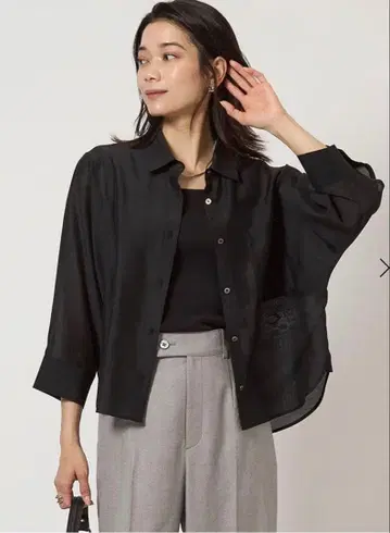 새상품급 그린 라벨 릴랙싱 시어 셔츠 접촉 냉감