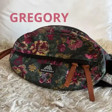 GREGORY 그레고리 테일러너 바디백 가든 태피스트리 꽃무늬