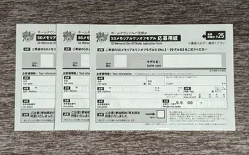 홈타운 돌파 교토21 메모리얼 원오프 모델 응모권 3매