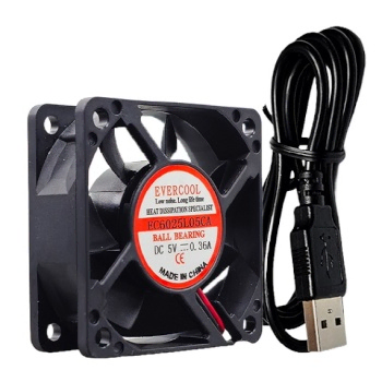 USB 5V 60mm 25T 볼베어링 시스템쿨링팬