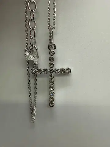 SWAROVSKI 스와로브스키 크로스 목걸이