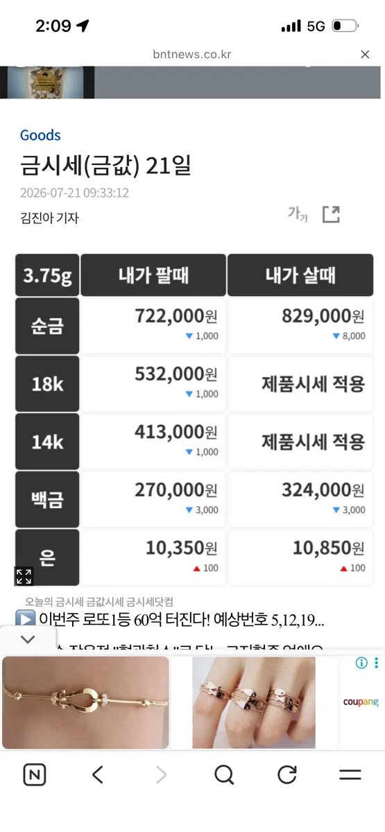 18k금목걸이 삽니다