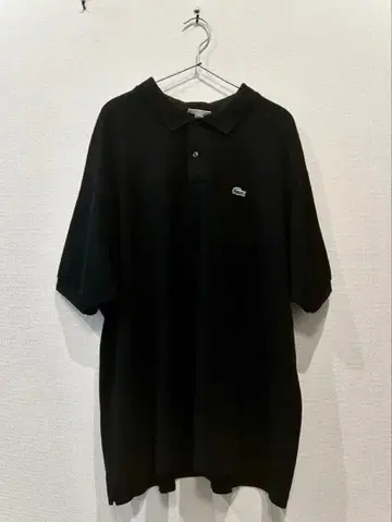 LACOSTE 라코스테 피케 셔츠 블랙 오버 사이즈