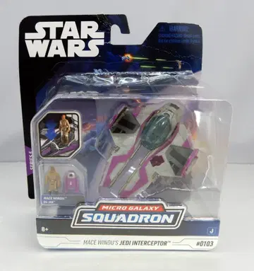 JAZWARES 마이크로 갤럭시 스쿼드론 메이스 윈두의 제다이 인터셉터 103