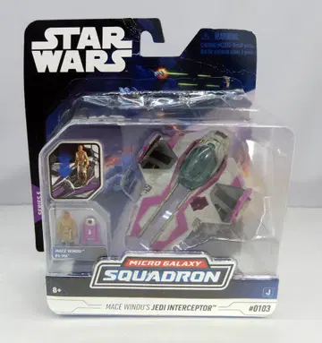 JAZWARES 마이크로 갤럭시 스쿼드론 메이스 윈두의 제다이 인터셉터 103