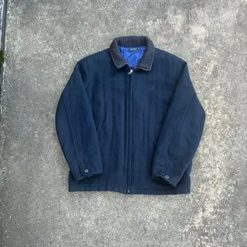 NAUTICA 울 자켓 블루종 충전솜 블랙 XL