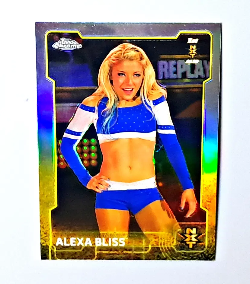 WWE 알렉사 블리스 퍼스트 크롬 리플렉터 2015 탑스 크롬