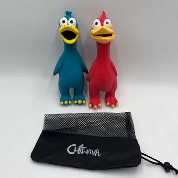 CHIWAVA 러버제 새 모양 완구 2개 세트