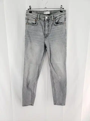 ZARA 스키니 데님 팬츠 여성용 그레이 계열 사이즈 38