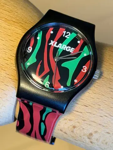 콜라보/X-LARGE/시계/스와치/별주/ATCQ/한정판/빈티지/새상품급