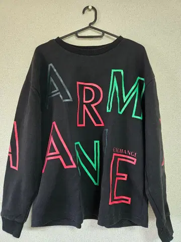 ARMANI EXCHANGE 로고 맨투맨 트레이닝복
