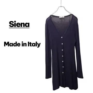 Siena 롱 기장 가디건 긴팔 이탈리아제 프리