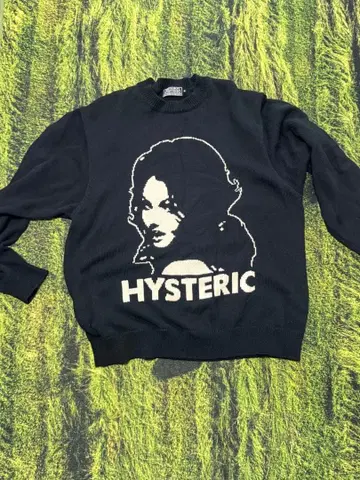 HYSTERIC GLAMOUR 니트 스웨터 블랙 M