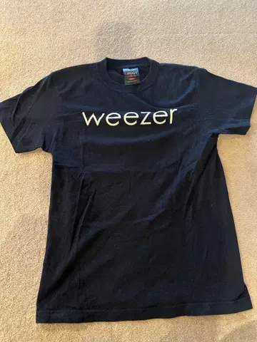 Weezer 밴드 티셔츠 블랙 S 사이즈