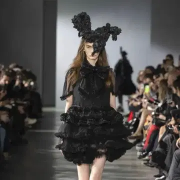 26SS noir kei ninomiya 리본 프릴 베스트