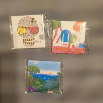 RIP SLYME 스퀘어 캔뱃지 3종 세트