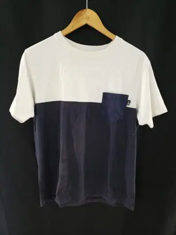 THE NORTH FACE 반팔 티셔츠 남성용 포켓 네이비 L