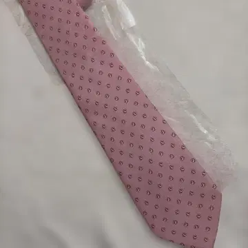 Salvatore Ferragamo 넥타이 핑크 물고기 패턴 피쉬 패턴