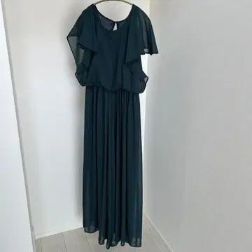 롱 드레스 다크 그린