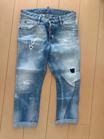DSQUARED2 쿨걸 크롭 진 36