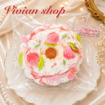 Vivian shop 비비안 튤립 도넛 스퀴즈