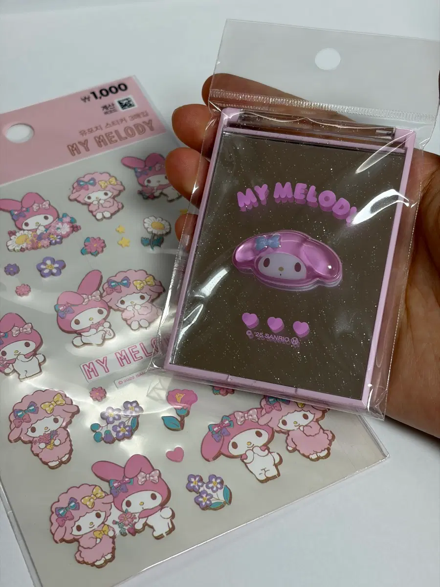 <가격인하>마이멜로디 봉봉미니손거울 세트