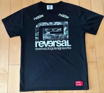 reversal rvddw 리버설 드라이T셔츠 M 블랙 반팔