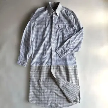 90s USA제 L.L.Bean 격자 무늬 체크 셔츠 원피스