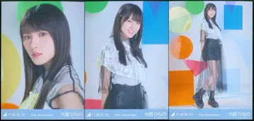 노기자카46 회장 한정판 브로마이드 오오코시 히나노 13th Anniversary 3매 컴프