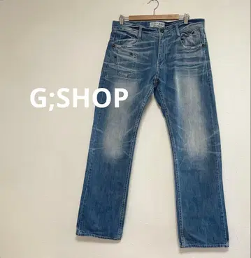 지샵 데님 G;SHOP 데미지 데님 스티치 L